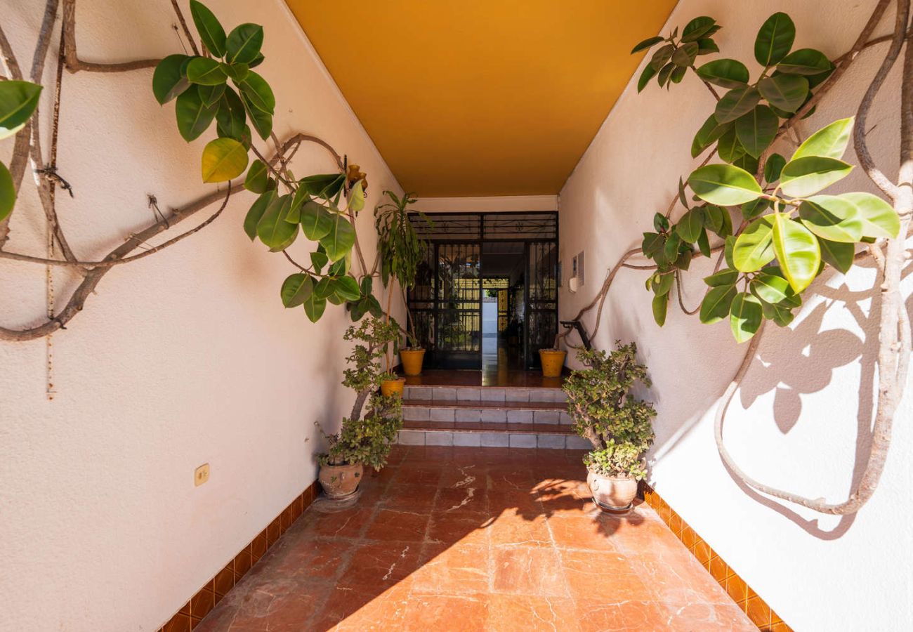 Eingang zur Unterkunft