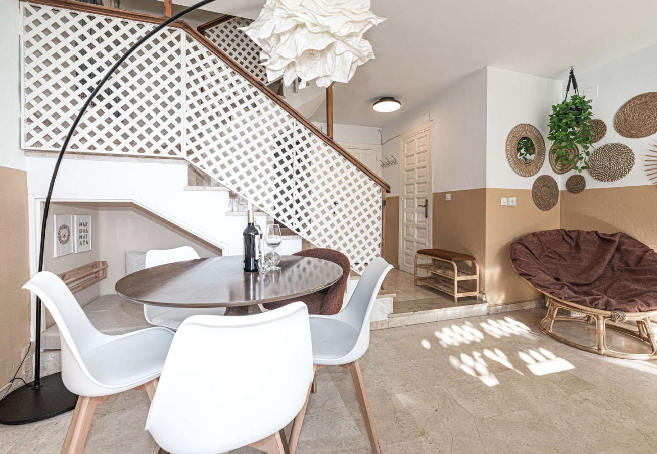 Ferienwohnung in Nerja - Casa Lena Verano Azul Nerja: Familien-Duplex mit Meerblick