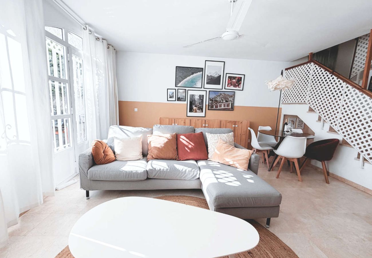 Ferienwohnung in Nerja - Casa Lena Verano Azul Nerja: Familien-Duplex mit Meerblick