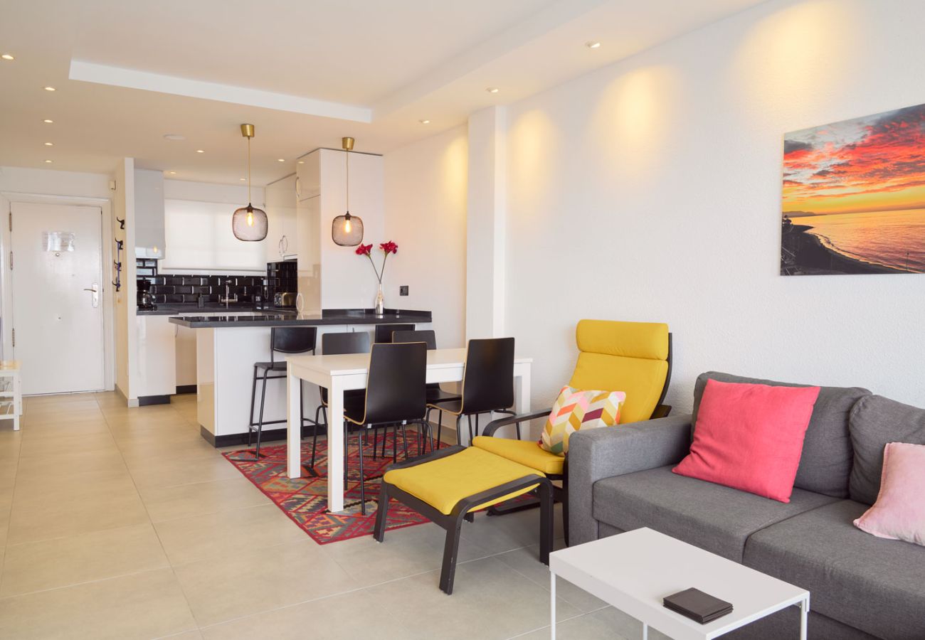 Ferienwohnung in Nerja - Ferienwohnung Arce I 26 in Playa Torrecilla Nerja mit Meerblick