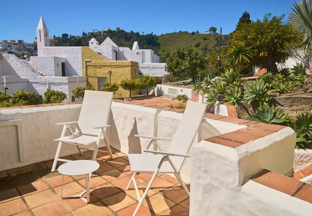 Doppelhaushälfte in Nerja - Casablanca 9: Duplex con terrazze su più livelli, vista mare e tramonto