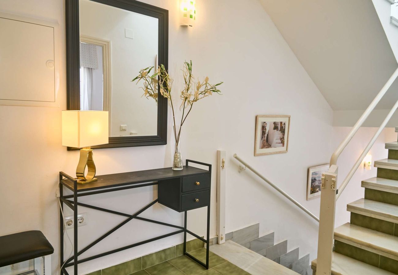 Doppelhaushälfte in Nerja - Casablanca 9: Duplex con terrazze su più livelli, vista mare e tramonto