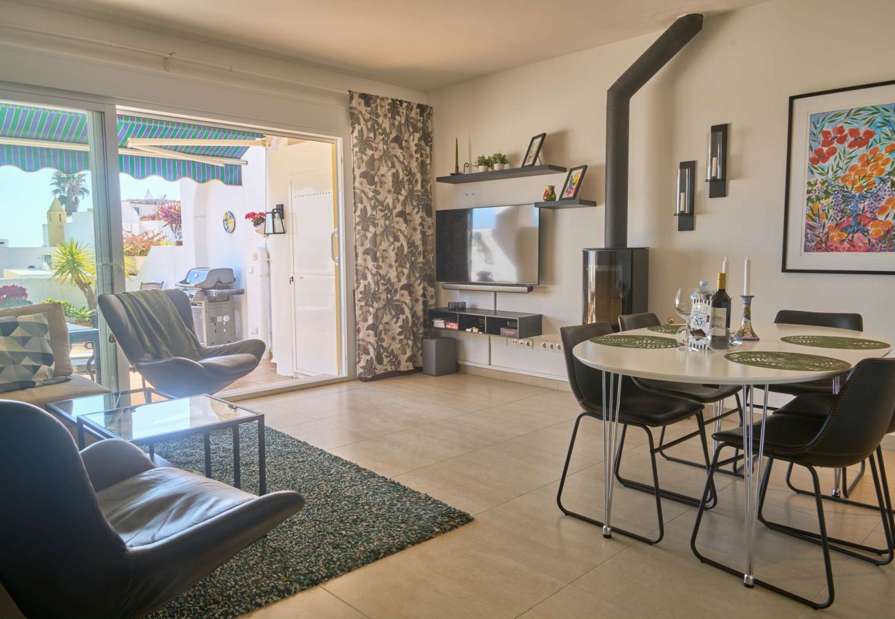 Doppelhaushälfte in Nerja - Casablanca 9: Duplex con terrazze su più livelli, vista mare e tramonto