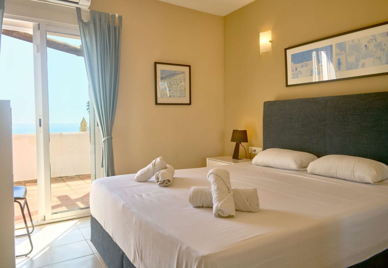 Doppelhaushälfte in Nerja - Casablanca 9: Duplex con terrazze su più livelli, vista mare e tramonto