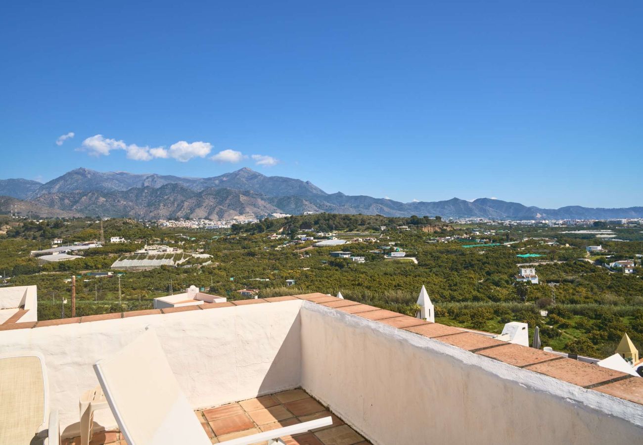 Doppelhaushälfte in Nerja - Casablanca 9: Duplex con terrazze su più livelli, vista mare e tramonto