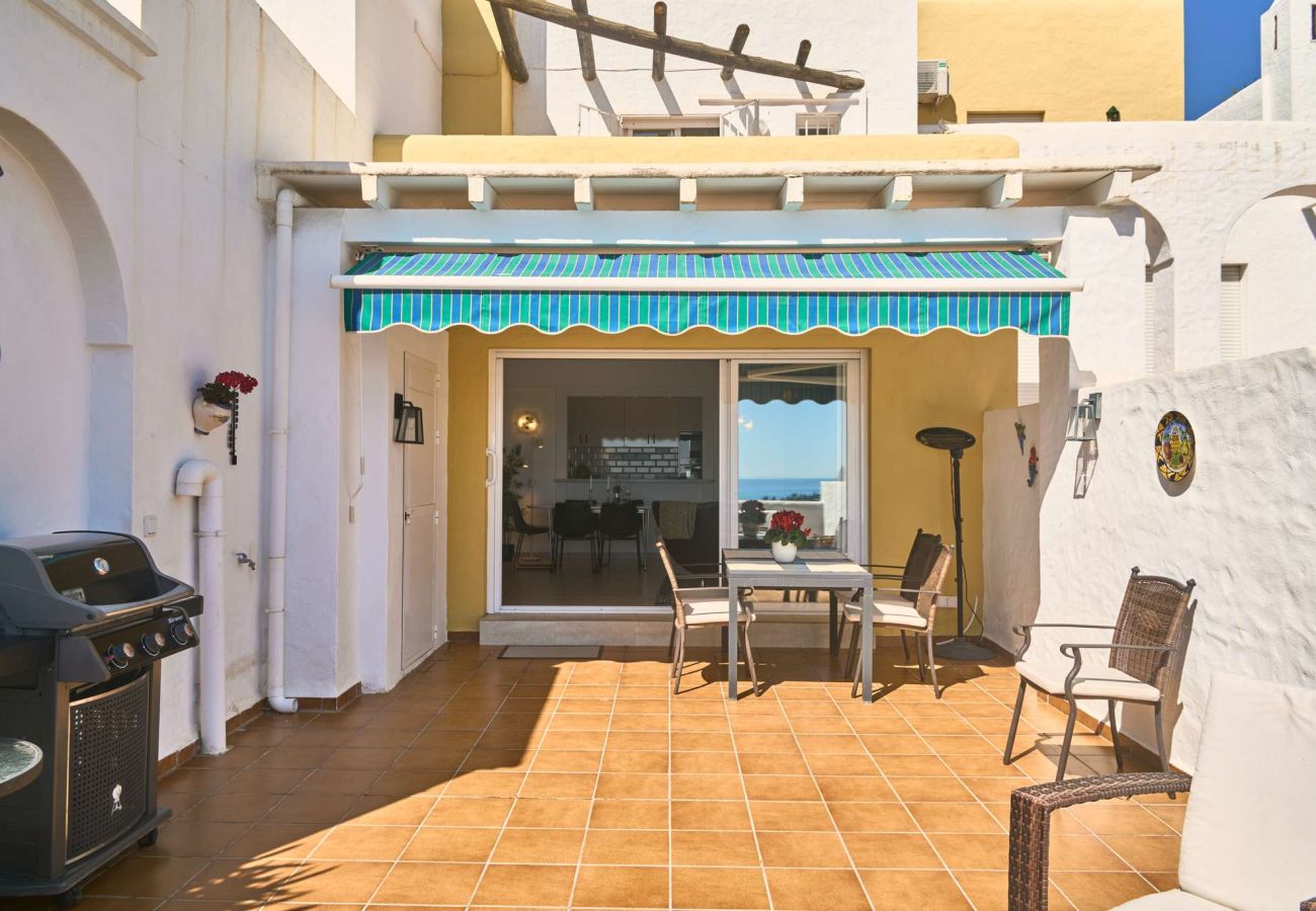 Doppelhaushälfte in Nerja - Casablanca 9: Duplex con terrazze su più livelli, vista mare e tramonto