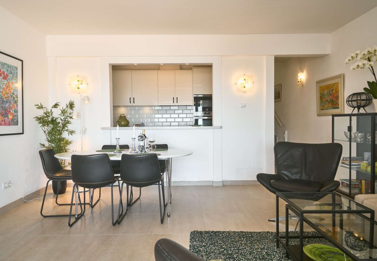 Doppelhaushälfte in Nerja - Casablanca 9: Duplex con terrazze su più livelli, vista mare e tramonto