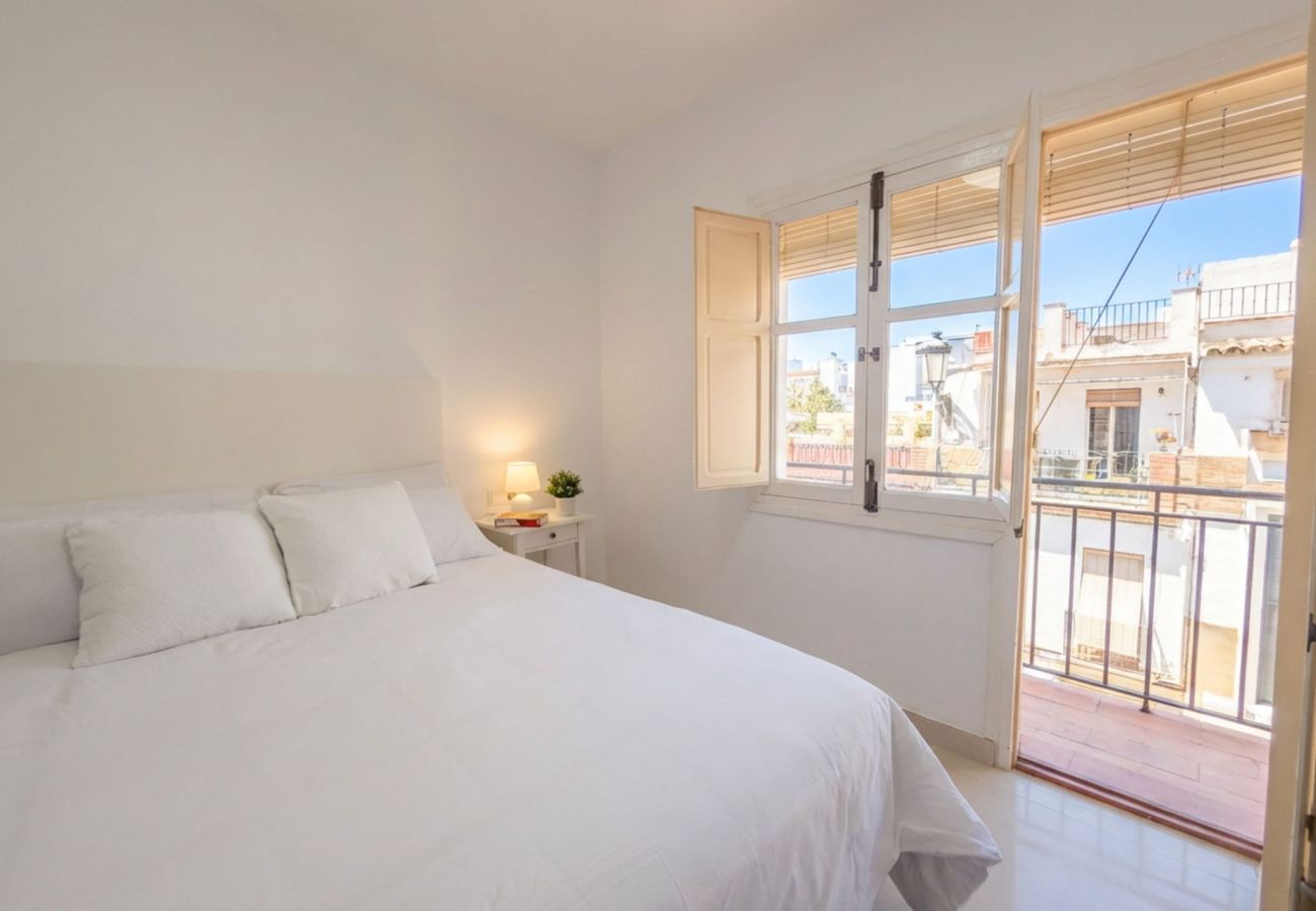 Doppelhaushälfte in Nerja - Casa Chica: Ferienhaus mit privater Dachterrasse in der Calle Cristo, Nerja
