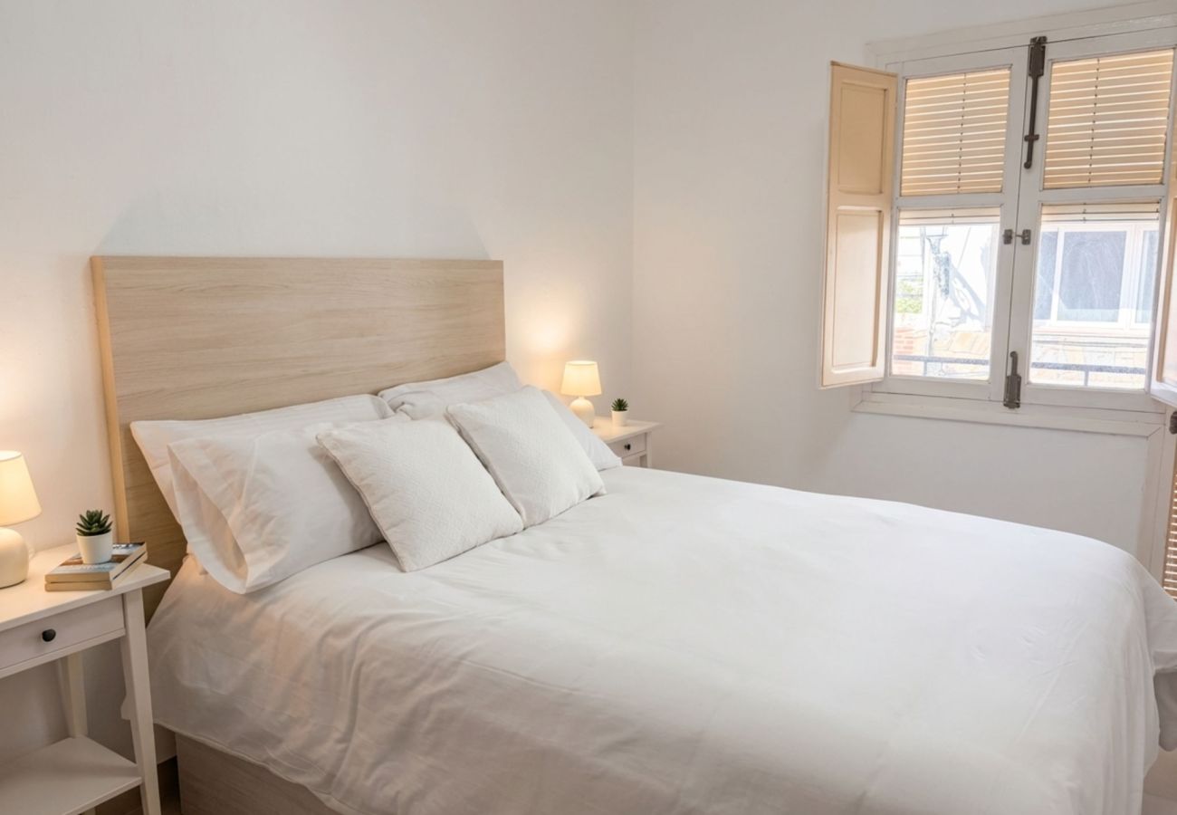 Doppelhaushälfte in Nerja - Casa Chica: Ferienhaus mit privater Dachterrasse in der Calle Cristo, Nerja