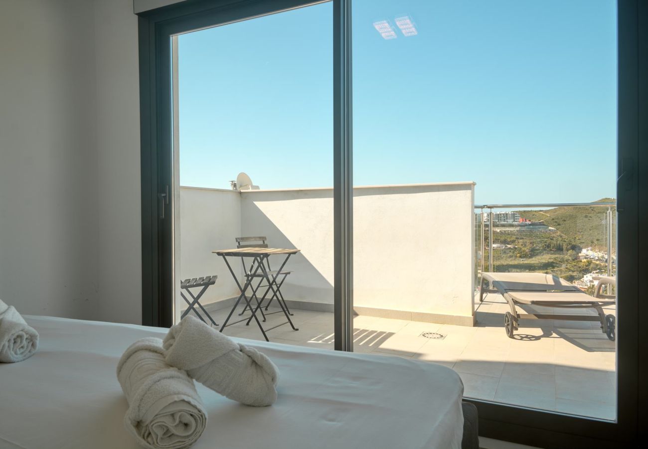 Ferienwohnung in Nerja - Penthouse Balcón del Mar D4: 3 Terrassen & Beheizter Pool