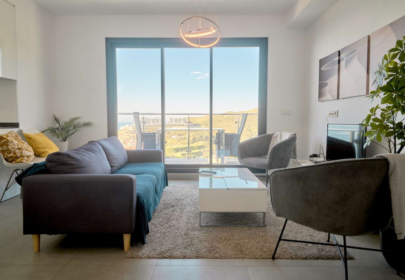 Ferienwohnung in Nerja - Penthouse Balcón del Mar D4: 3 Terrassen & Beheizter Pool