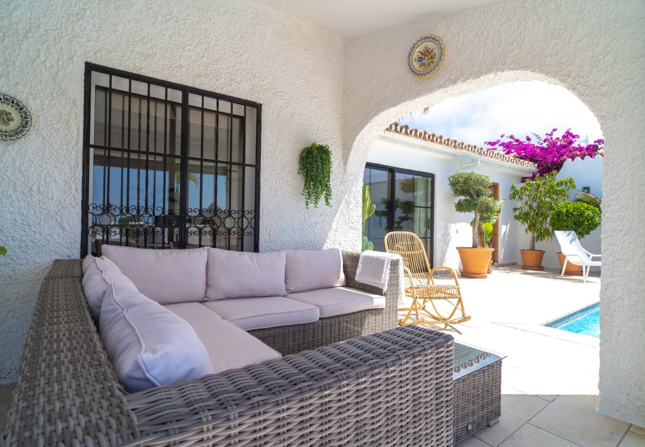 Villa in Nerja - Villa La Casita: Villa mit privatem Pool in Fuente del Badén, Nerja