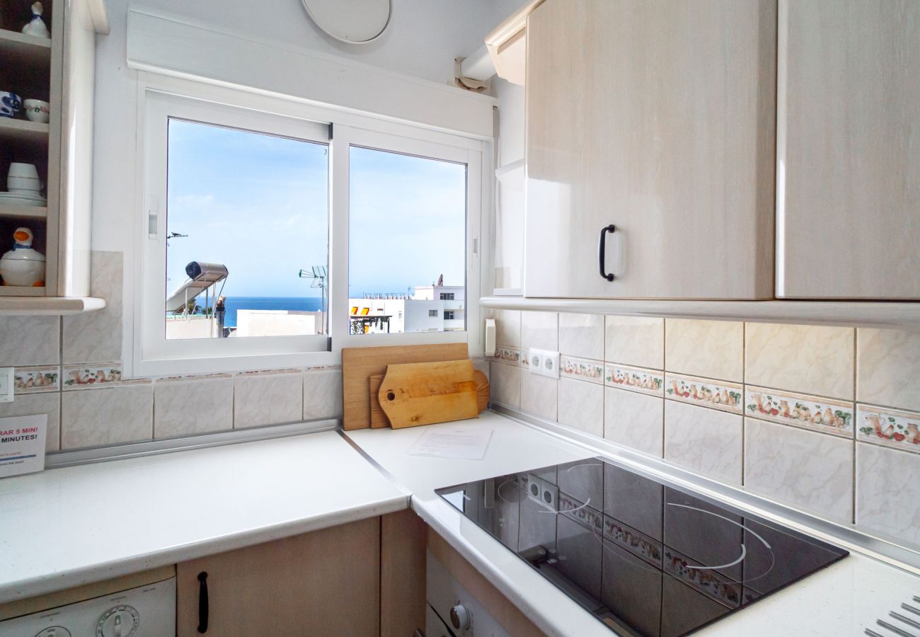 Ferienwohnung in Nerja - Albaida II 2B: Südausgerichtete Wohnung mit Meerblick, Playa Torrecilla Nerja