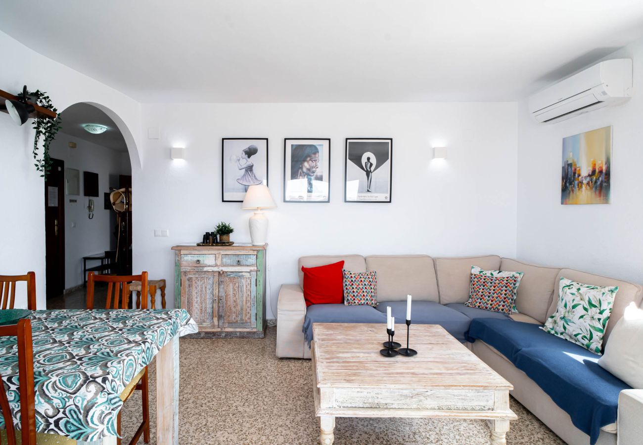 Ferienwohnung in Nerja - Albaida II 2B: Südausgerichtete Wohnung mit Meerblick, Playa Torrecilla Nerja