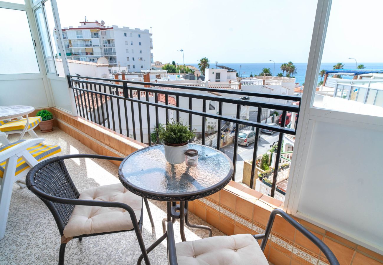 Ferienwohnung in Nerja - Albaida II 2B: Südausgerichtete Wohnung mit Meerblick, Playa Torrecilla Nerja