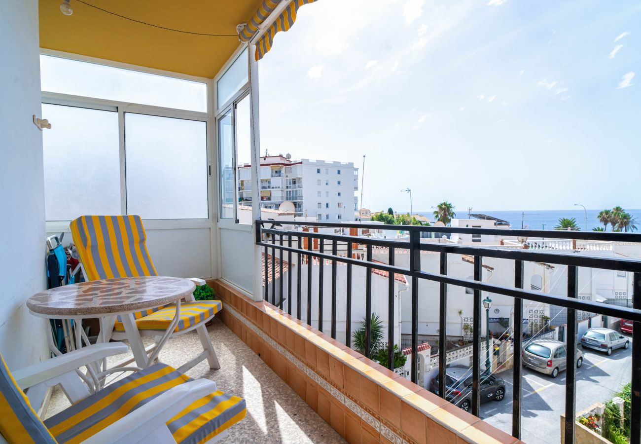 Ferienwohnung in Nerja - Albaida II 2B: Südausgerichtete Wohnung mit Meerblick, Playa Torrecilla Nerja