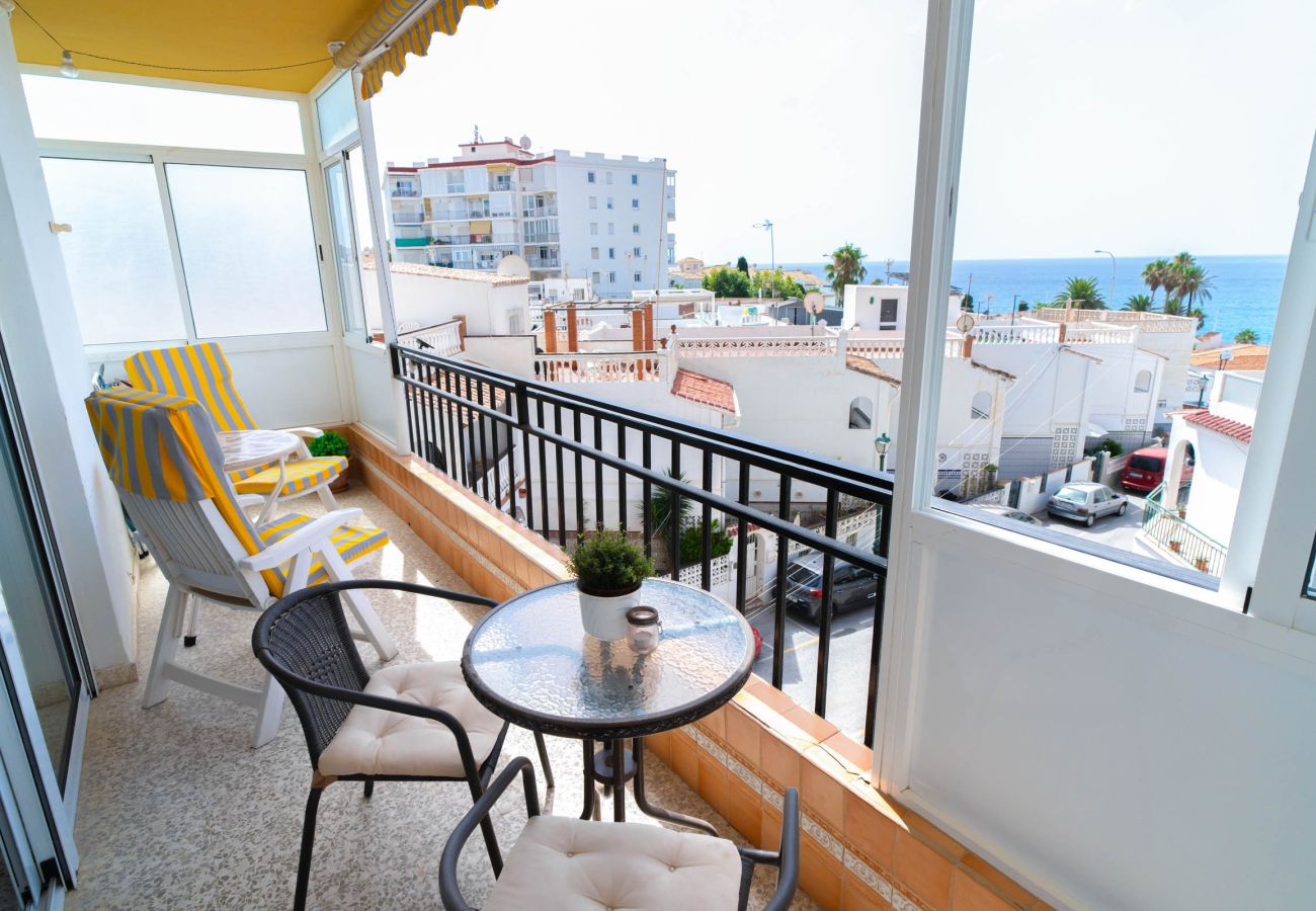 Ferienwohnung in Nerja - Albaida II 2B: Südausgerichtete Wohnung mit Meerblick, Playa Torrecilla Nerja