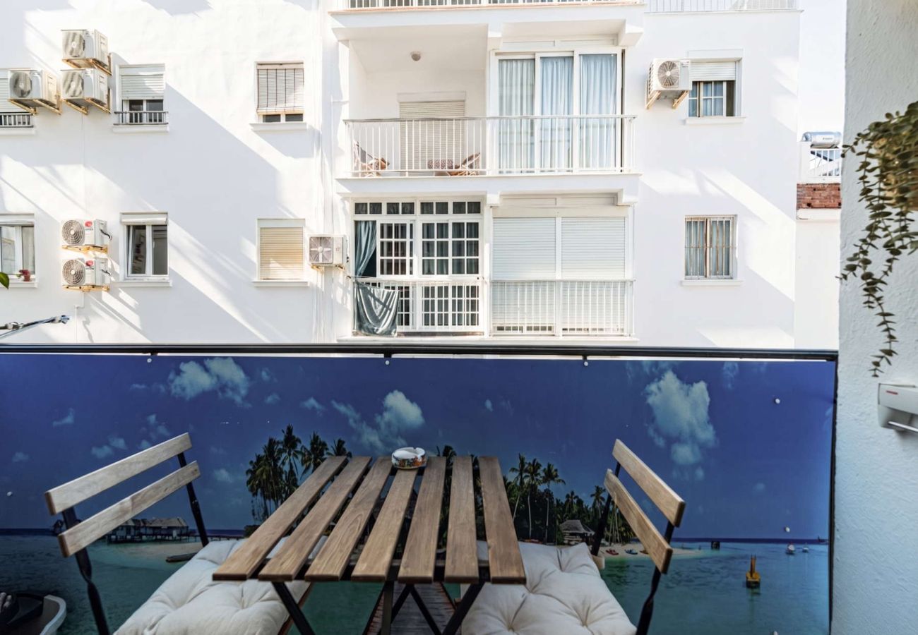 Ferienwohnung in Nerja - Centro Life 3A: Ferienwohnung im Zentrum von Nerja, 300m vom Balcon de Europa
