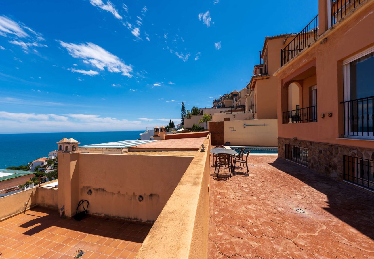 Villa in Nerja - Villa Punta Lara 15: Villa mit Privatpool für 5 Personen mit Meerblick, Nerja