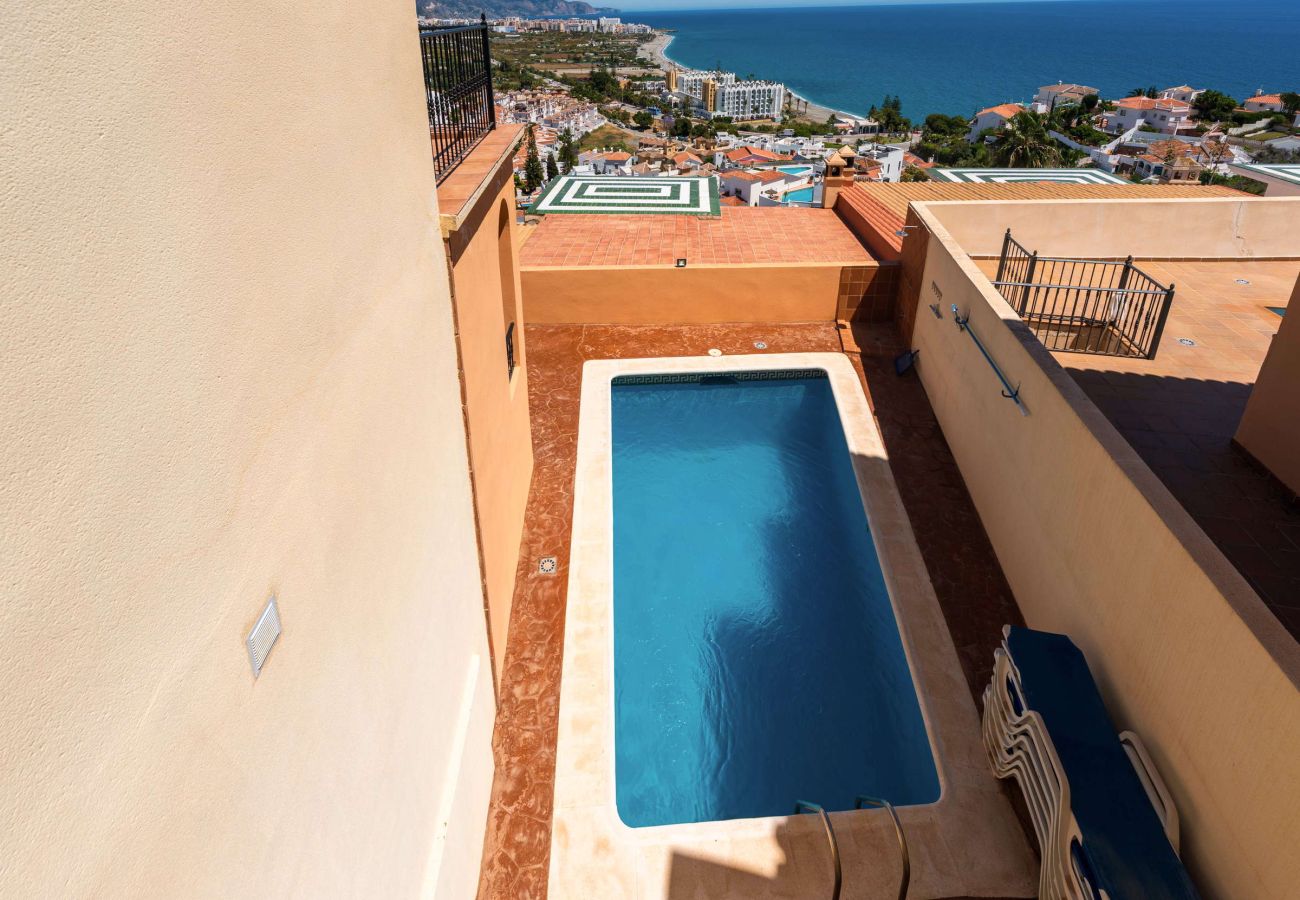 Villa in Nerja - Villa Punta Lara 15: Villa mit Privatpool für 5 Personen mit Meerblick, Nerja