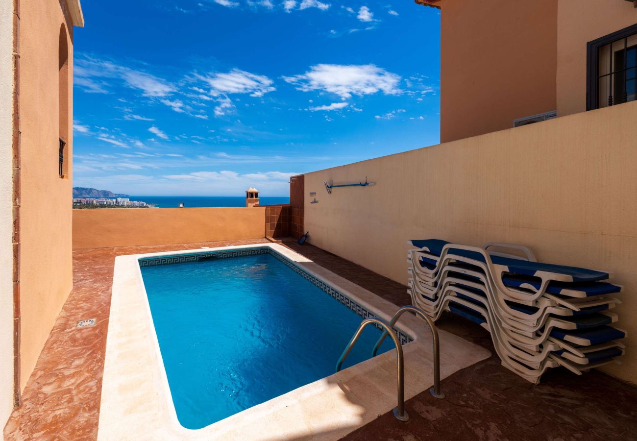 Villa in Nerja - Villa Punta Lara 15: Villa mit Privatpool für 5 Personen mit Meerblick, Nerja
