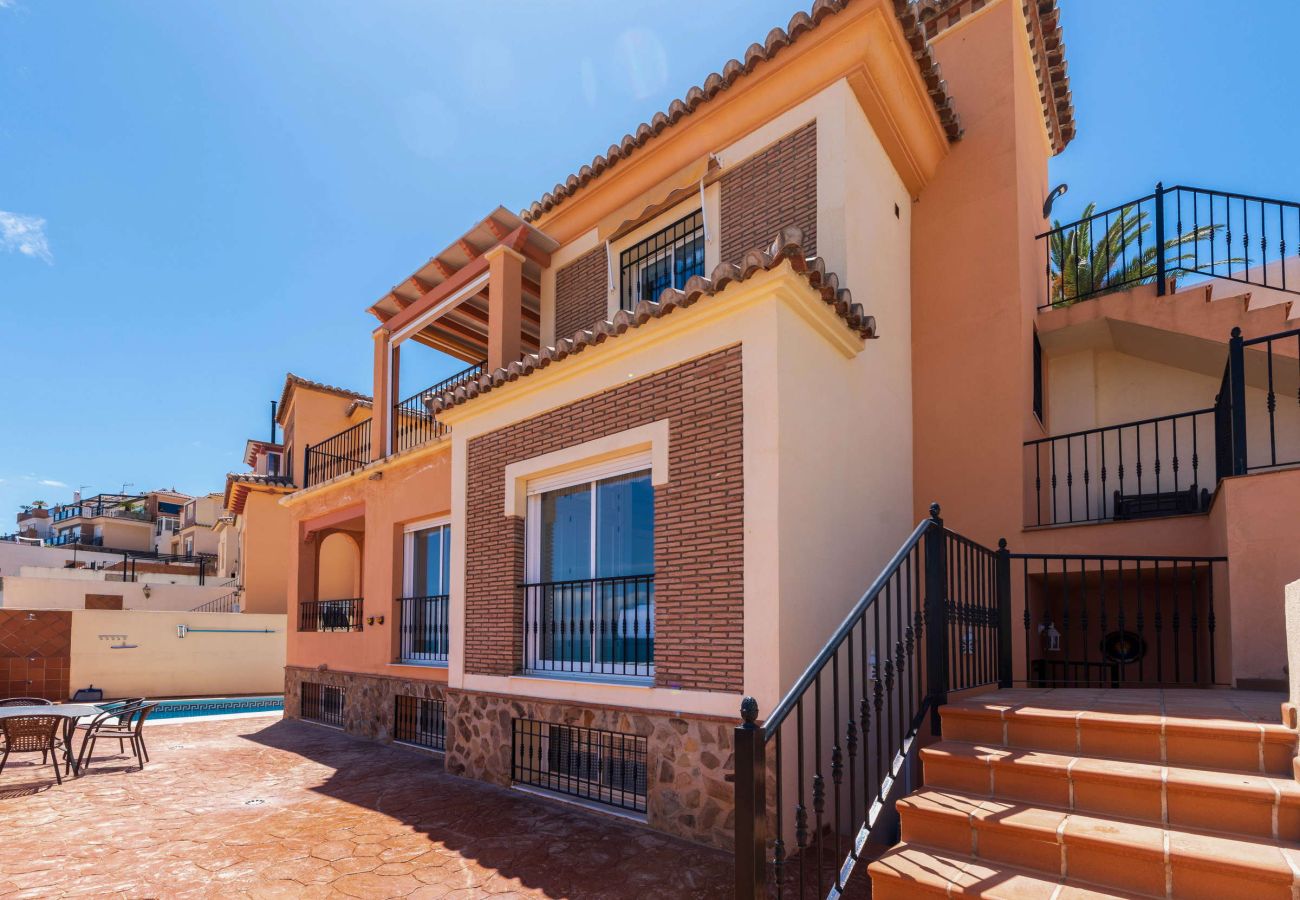 Villa in Nerja - Villa Punta Lara 15: Villa mit Privatpool für 5 Personen mit Meerblick, Nerja