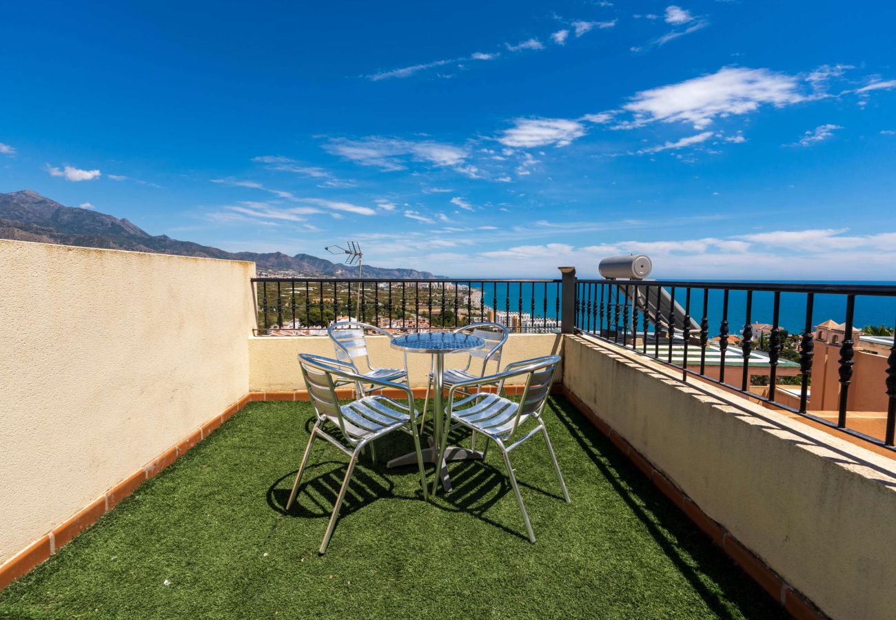 Villa in Nerja - Villa Punta Lara 15: Villa mit Privatpool für 5 Personen mit Meerblick, Nerja