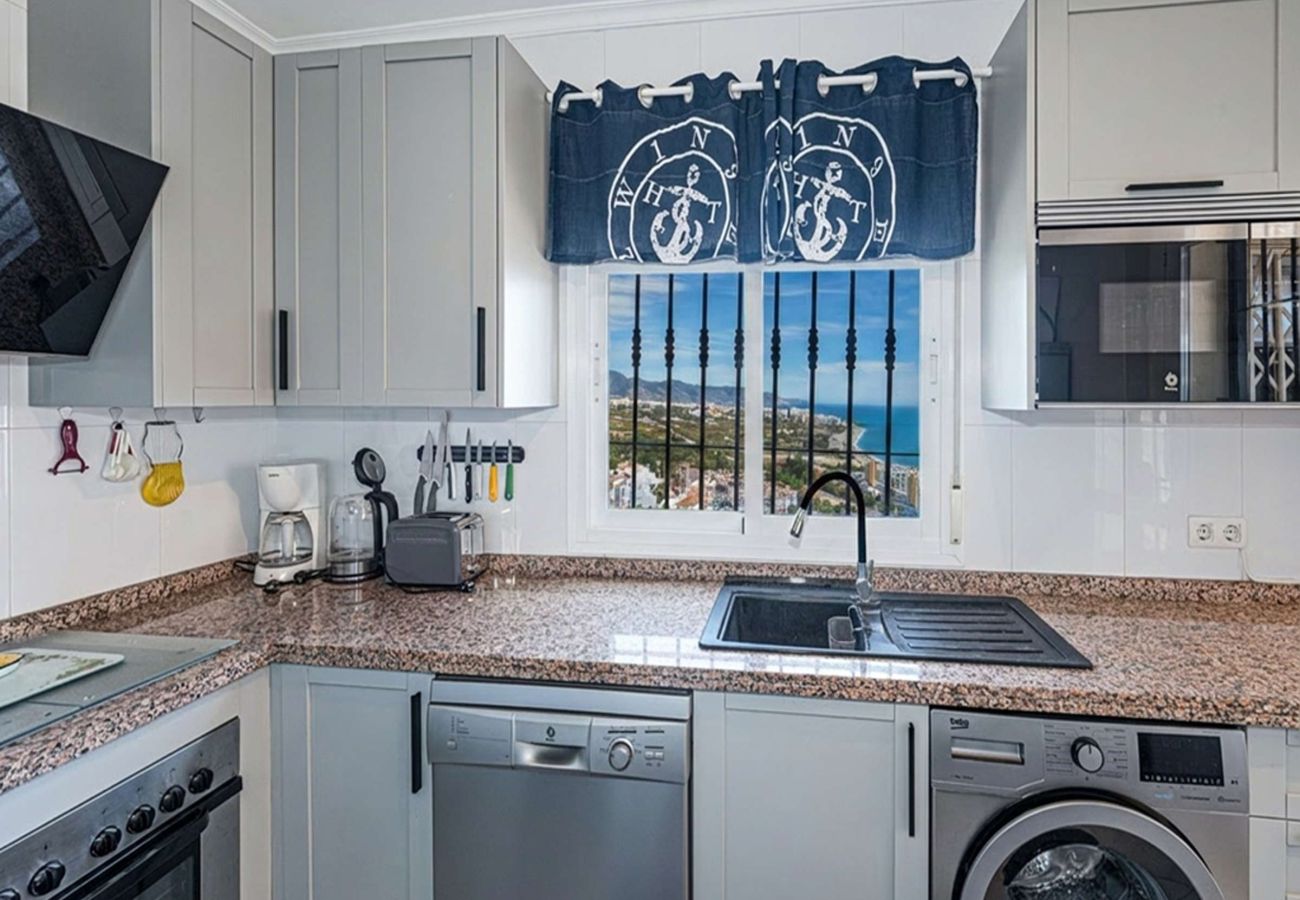 Villa in Nerja - Villa Punta Lara 15: Villa mit Privatpool für 5 Personen mit Meerblick, Nerja