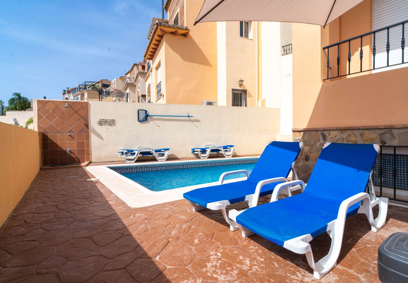 Villa in Nerja - Villa Punta Lara 15: Villa mit Privatpool für 5 Personen mit Meerblick, Nerja