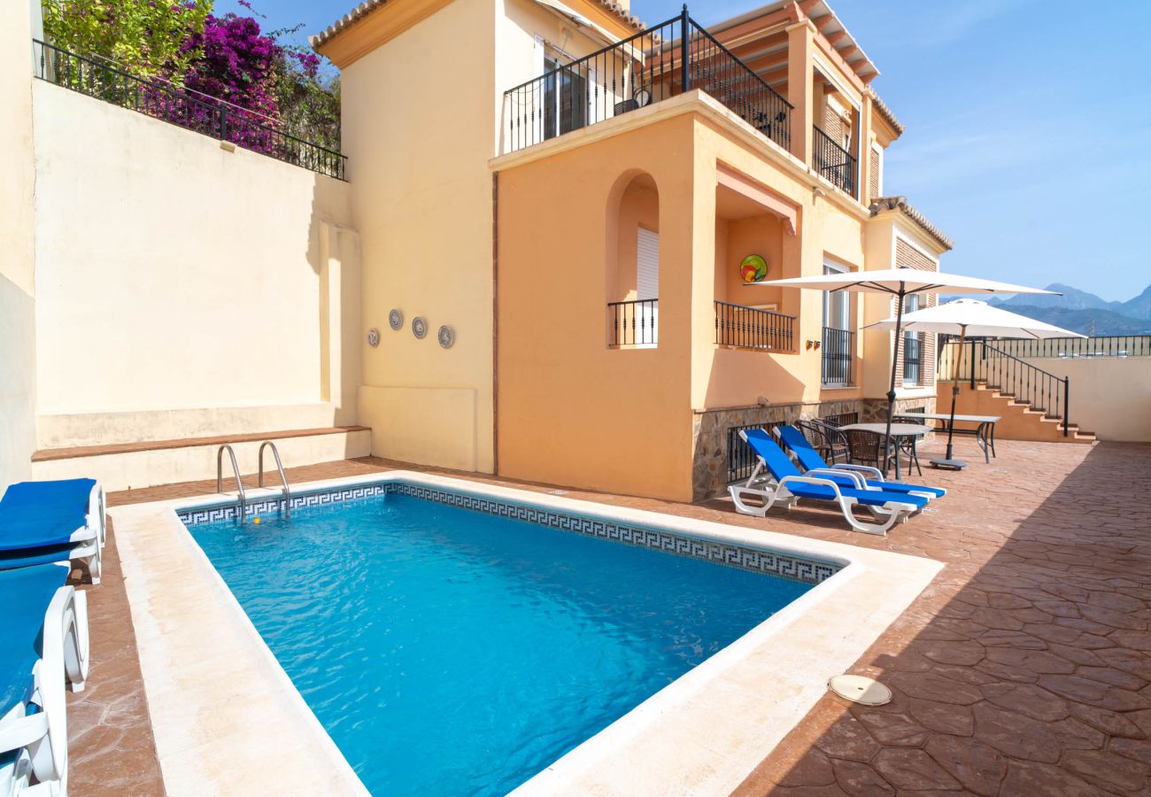 Villa in Nerja - Villa Punta Lara 15: Villa mit Privatpool für 5 Personen mit Meerblick, Nerja