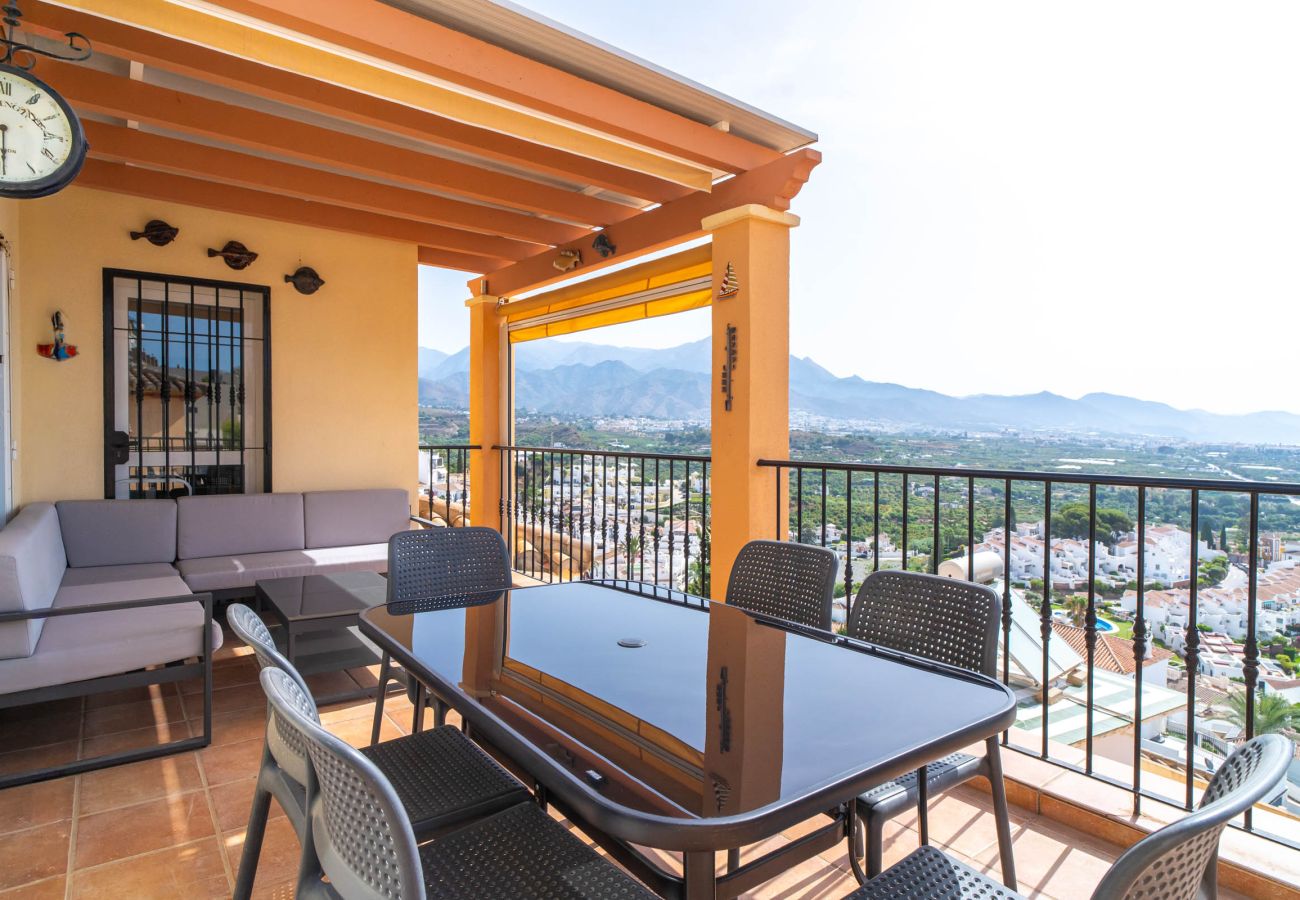 Villa in Nerja - Villa Punta Lara 15: Villa mit Privatpool für 5 Personen mit Meerblick, Nerja