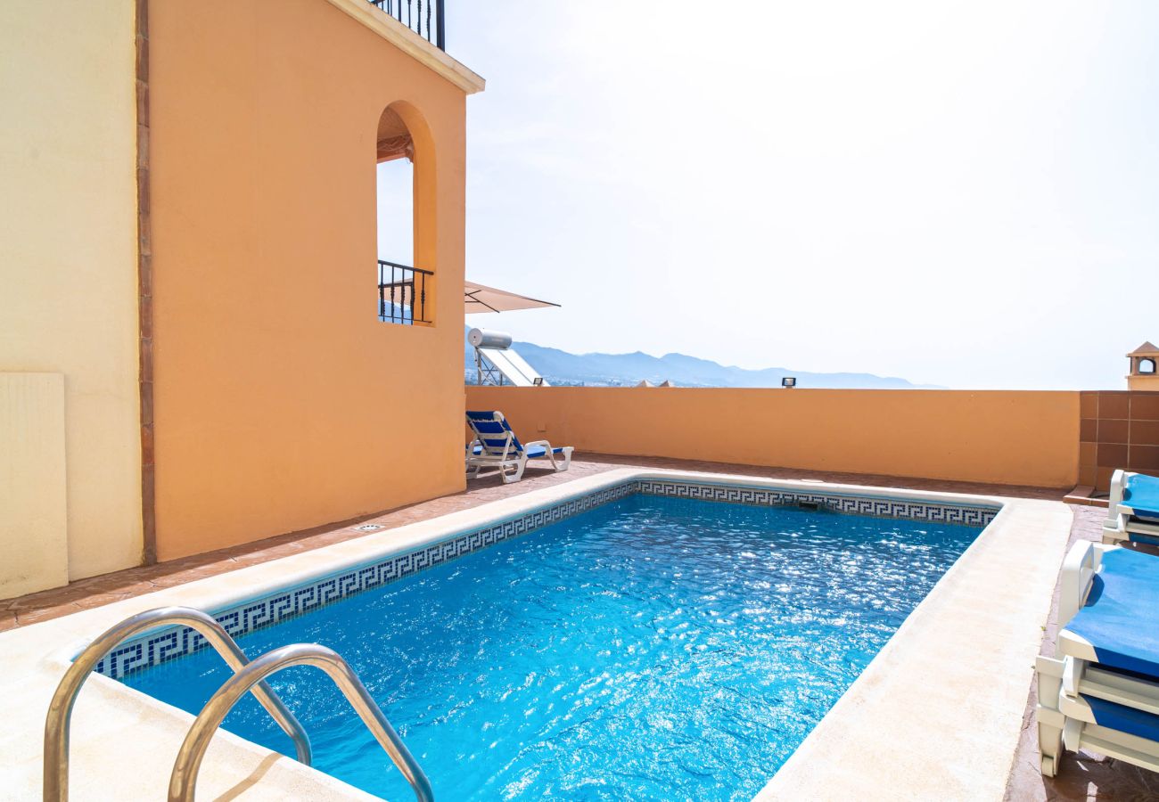 Villa in Nerja - Villa Punta Lara 15: Villa mit Privatpool für 5 Personen mit Meerblick, Nerja
