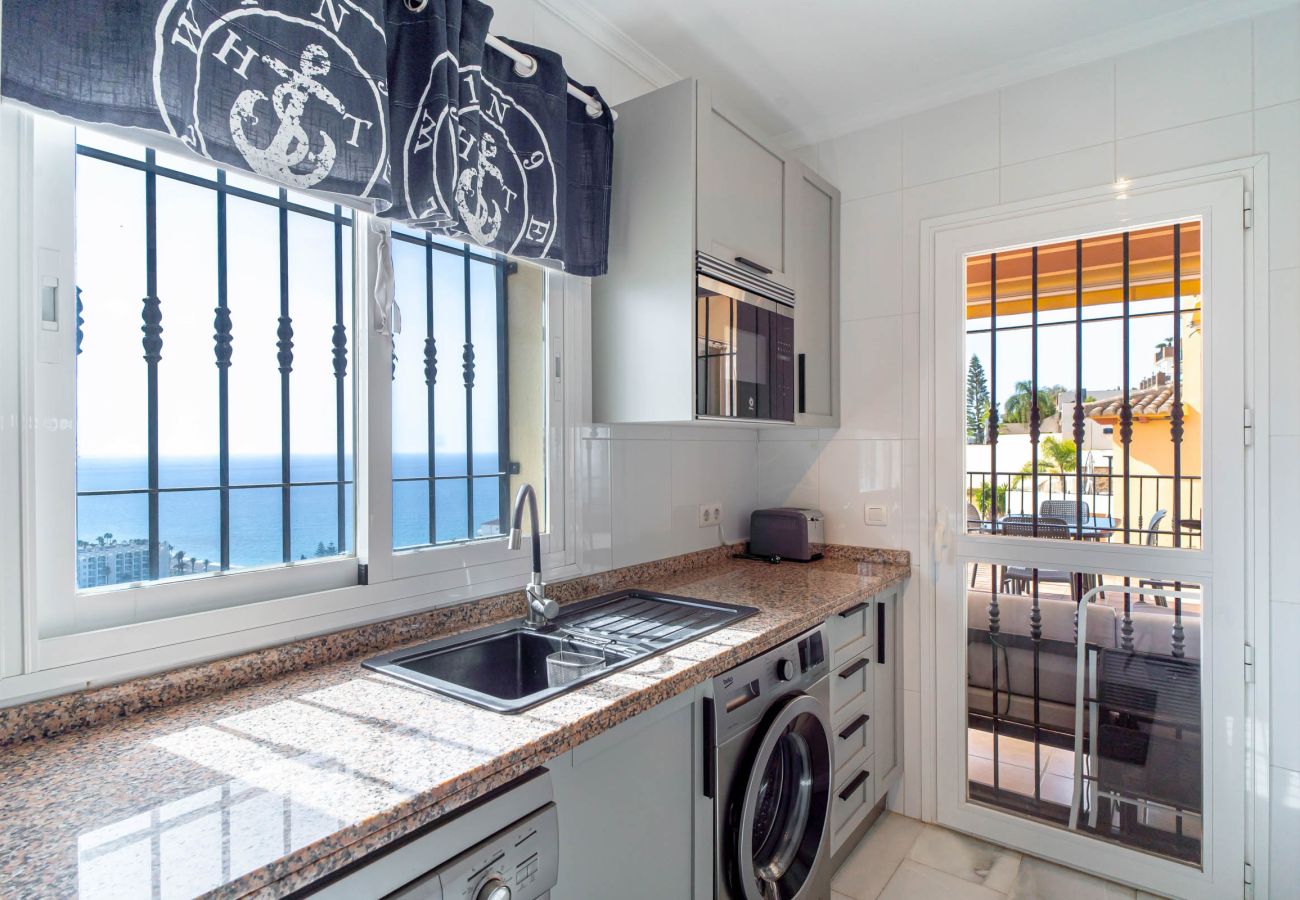 Villa in Nerja - Villa Punta Lara 15: Villa mit Privatpool für 5 Personen mit Meerblick, Nerja