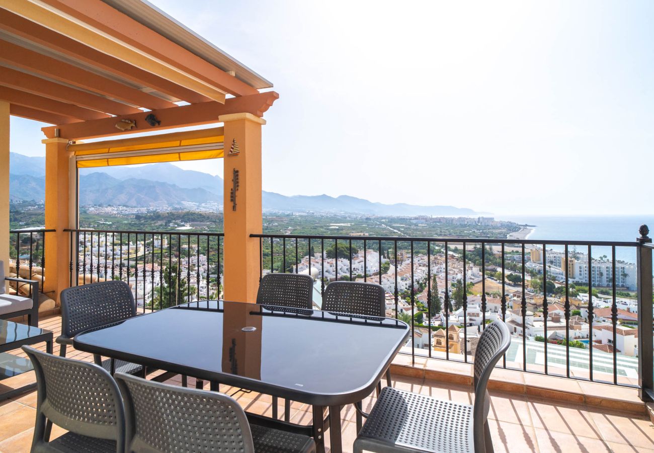 Villa in Nerja - Villa Punta Lara 15: Villa mit Privatpool für 5 Personen mit Meerblick, Nerja