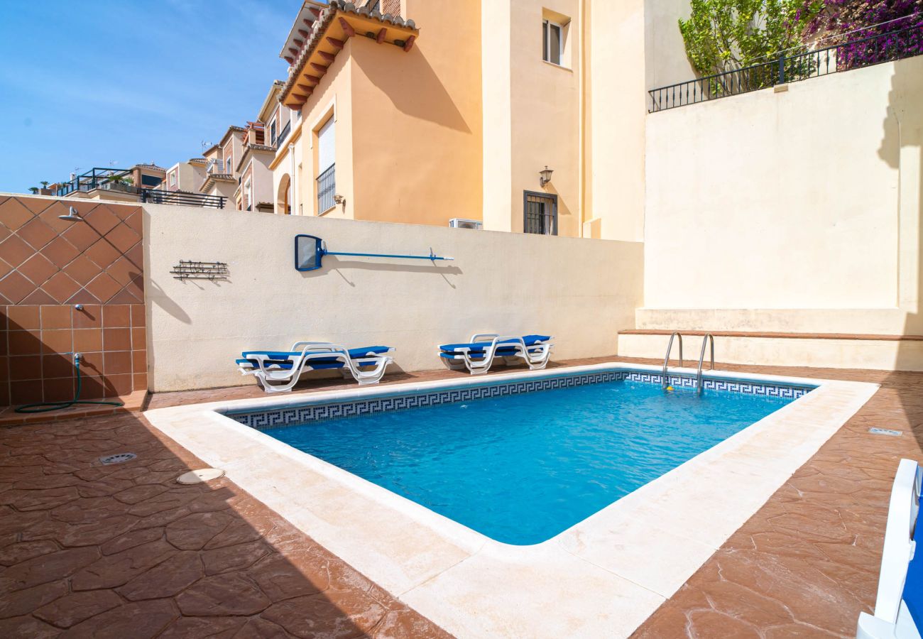 Villa in Nerja - Villa Punta Lara 15: Villa mit Privatpool für 5 Personen mit Meerblick, Nerja