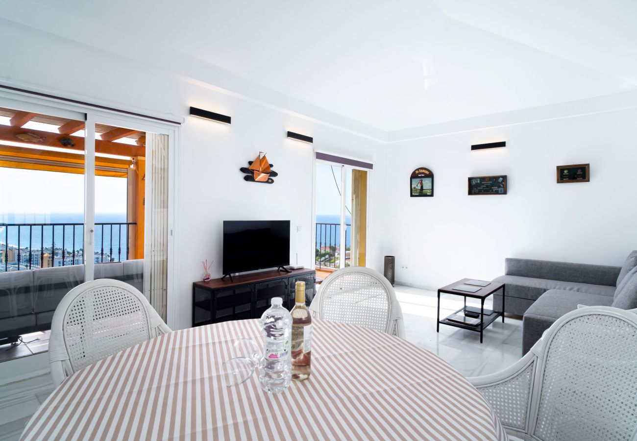 Villa in Nerja - Villa Punta Lara 15: Villa mit Privatpool für 5 Personen mit Meerblick, Nerja