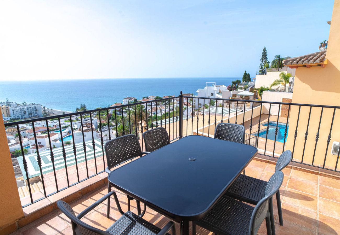 Villa in Nerja - Villa Punta Lara 15: Villa mit Privatpool für 5 Personen mit Meerblick, Nerja