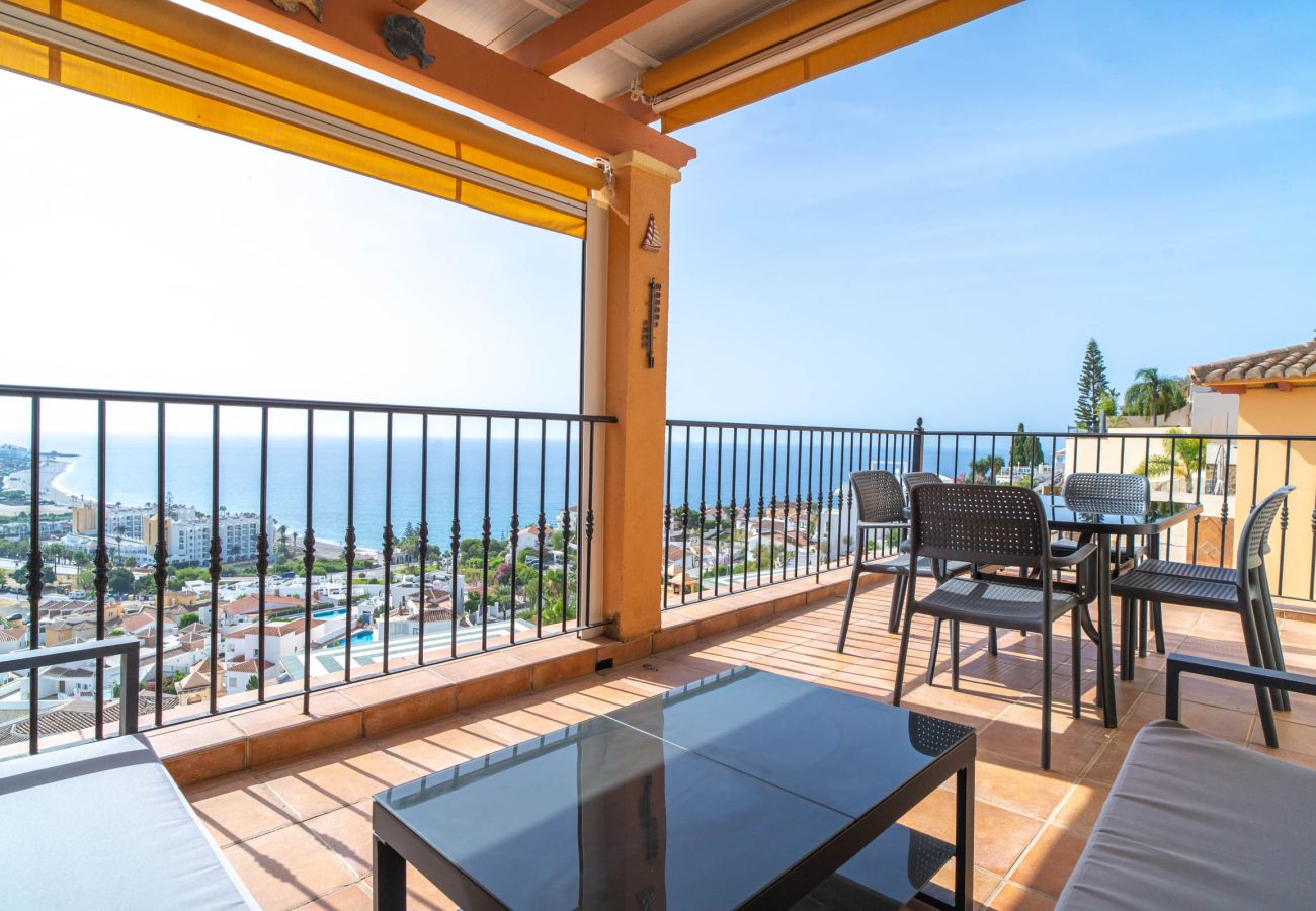 Villa in Nerja - Villa Punta Lara 15: Villa mit Privatpool für 5 Personen mit Meerblick, Nerja