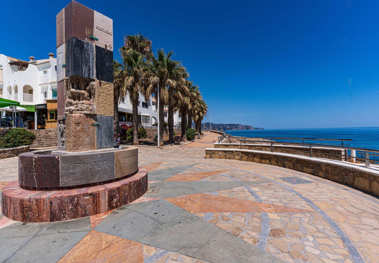 Ferienwohnung in Nerja - Chaparil Seaview - Apartment für Paare nahe Strand Torrecilla